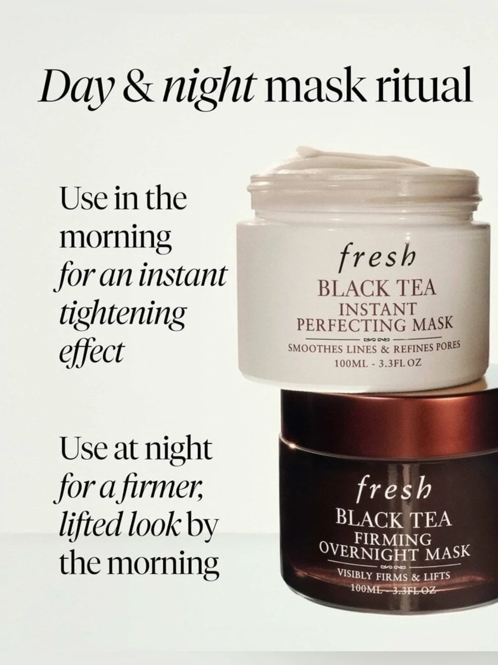 Fresh NIB Black Tea Instant Perfecting Face Mask - Travel SZ 15ml